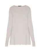 The Row Banny Slash-neck Cashmere And Silk-blend Sweater