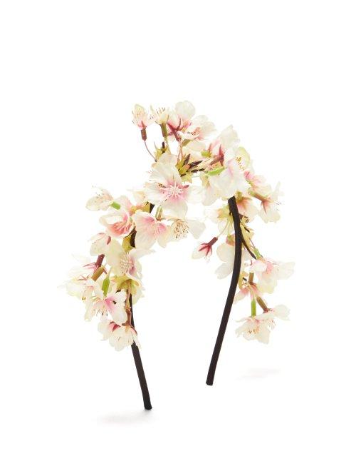 Matchesfashion.com Philippa Craddock - Blossom Faux Flower Headband - Womens - Pink