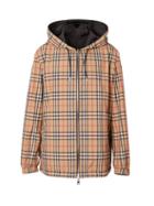Mens Rtw Burberry - Stretton Reversible Vintage-check Hooded Jacket - Mens - Beige