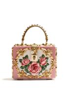 Dolce & Gabbana Rose-embossed Box Bag