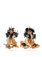 Matchesfashion.com Biyan - Tammy Beaded Flower Drop Earrings - Womens - Gold