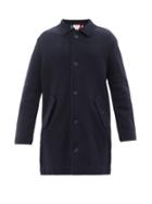 Thom Browne - Striped-back Cotton-blend Jacket - Mens - Navy