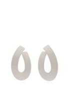 Matchesfashion.com Fay Andrada - Gestural Curved Earrings - Womens - Ivory