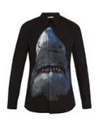 Givenchy Contemporary-fit Shark-print Cotton Shirt