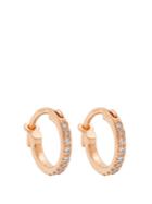 Ileana Makri Diamond & Rose-gold Earrings