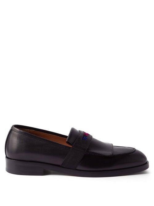 Armando Cabral - Bissau Leather Loafers - Mens - Black