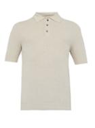 Matchesfashion.com Ditions M.r - Positano Terry Cloth Cotton Blend Polo T Shirt - Mens - Light Brown