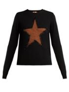 Matchesfashion.com No. 21 - Star Virgin Wool Sweater - Womens - Black Multi