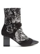 Matchesfashion.com Rue St. - Poland Street Embellished Ankle Boots - Womens - Black Multi