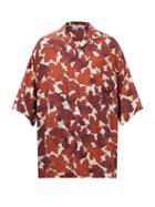 Acne Studios - Sandimper Maple-print Twill Shirt - Mens - Brown Multi