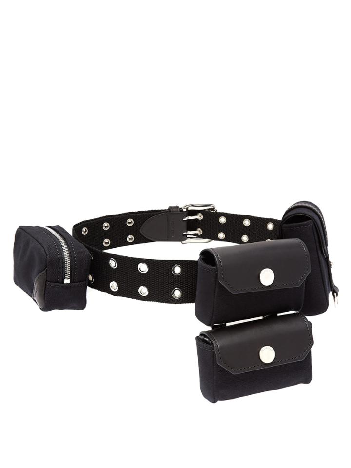 Jw Anderson Multi-pocket Canvas Belt Bag