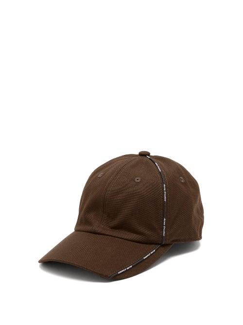 Matchesfashion.com Acne Studios - Logo-piping Cotton Baseball Cap - Mens - Brown