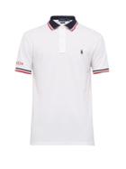 Matchesfashion.com Polo Ralph Lauren - Logo Embroidered Tipped Cotton Piqu Polo Shirt - Mens - White Multi