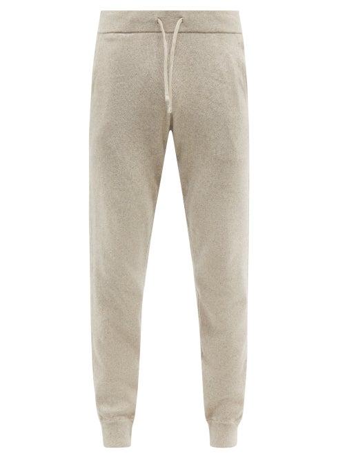 Frescobol Carioca - Gilberto Cotton-blend Jersey Track Pants - Mens - Grey