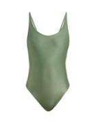 Matchesfashion.com Haight - Scoop Back Swimsuit - Womens - Green
