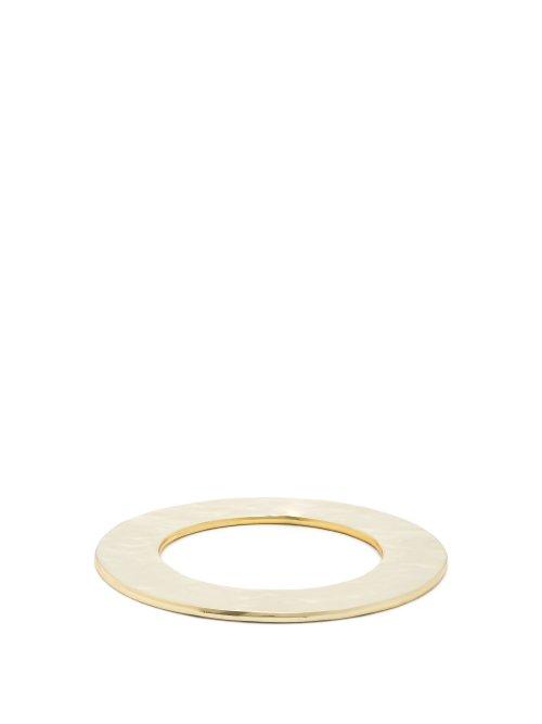 Matchesfashion.com Cult Gaia - Tala Hammered Metal Bangle - Womens - Gold