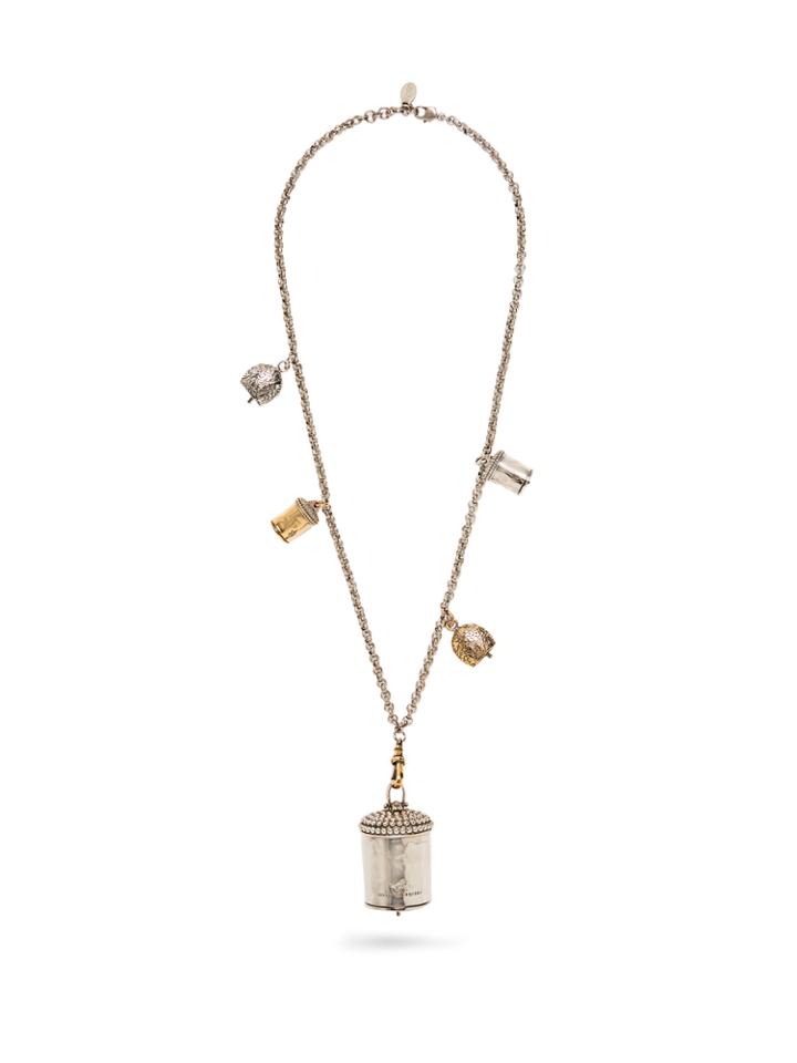 Alexander Mcqueen Cowbell Charm Necklace