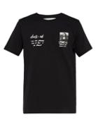 Matchesfashion.com Off-white - Mona Lisa Print Cotton T Shirt - Mens - Black