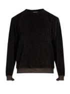 Longjourney Nash Crew-neck Aged Cotton-velvet Sweatshirt