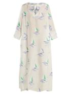 Thierry Colson Rock The Boat Printed Maxi Dress
