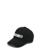Matchesfashion.com Vetements - Insecurity Logo-embroidered Baseball Cap - Mens - Black