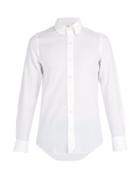 Matchesfashion.com Finamore 1925 - Cotton Flannel Shirt - Mens - White