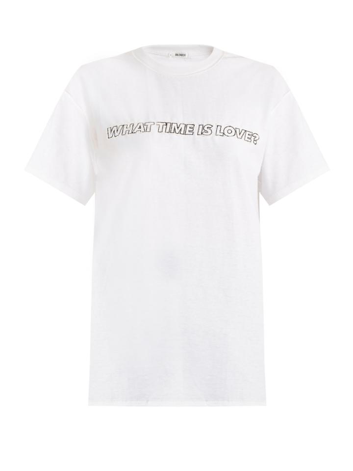 Blouse Elwick Text-appliqu Jersey T-shirt