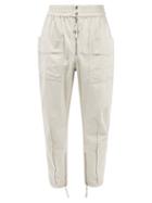 Isabel Marant - Tilsen Cotton-canvas Cargo Trousers - Mens - Cream