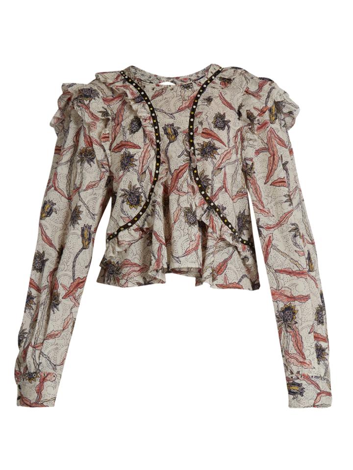 Isabel Marant Unice Floral-print Blouse