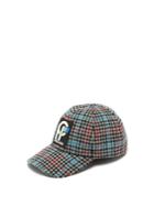 Prada Wool Tweed Logo Baseball Cap