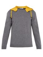 Valentino Detachable-hood Wool Sweater