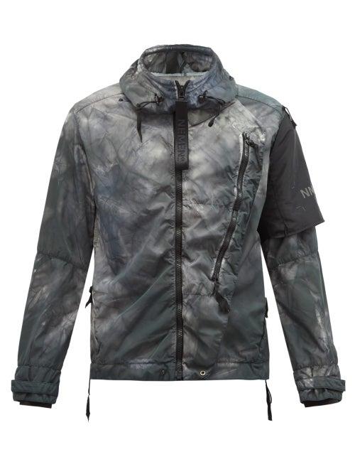 Matchesfashion.com Nemen - Does 3l Tie-dyed Technical-shell Jacket - Mens - Blue Multi