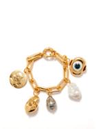 Timeless Pearly - Gold-plated Charm Bracelet - Womens - Multi