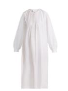 Matchesfashion.com Loup Charmant - Corona Silk Shirtdress - Womens - White