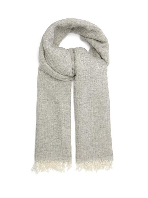 Matchesfashion.com Isabel Marant - Alfie Wool-blend Scarf - Womens - Grey