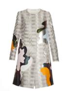 Mary Katrantzou A-line Framis-print Jacquard Coat