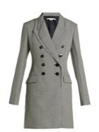 Stella Mccartney Double-breasted Houndstooth-wool Dress