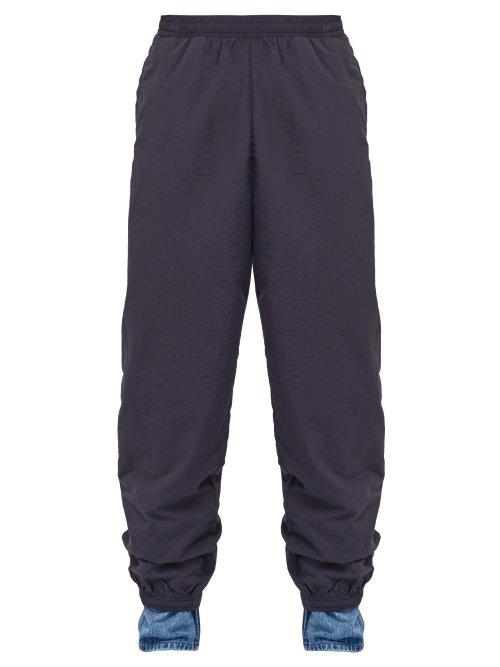 Matchesfashion.com Y/project - Denim Cuff Deconstructed Track Pants - Mens - Navy