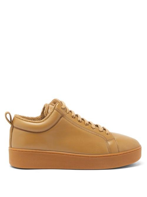 Matchesfashion.com Bottega Veneta - Terry-lined Nappa-leather Trainers - Mens - Brown