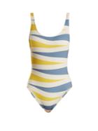 Solid & Striped The Anne-marie Backgammon-print Swimsuit