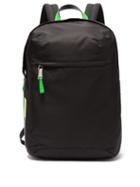 Matchesfashion.com Prada - Neon Trimmed Nylon Backpack - Mens - Black Green