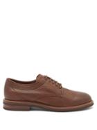 Matchesfashion.com Brunello Cucinelli - Leather Derby Shoes - Mens - Brown