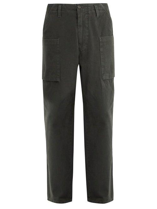 Matchesfashion.com Acne Studios - Anselm Cotton Canvas Trousers - Mens - Black