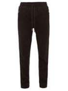 Matchesfashion.com Dolce & Gabbana - Dg Logo Patch Cotton Track Pants - Mens - Black