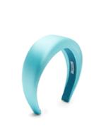 Matchesfashion.com Prada - Silk Satin Headband - Womens - Blue