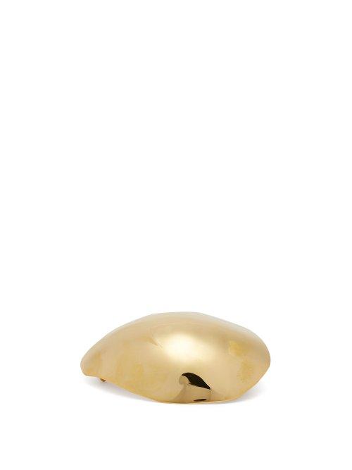 Matchesfashion.com Charlotte Chesnais - Egg Gold Plated Hair Clip - Womens - Gold