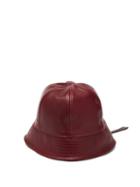 Matchesfashion.com Loewe - Leather Bucket Hat - Womens - Burgundy