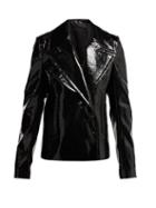 Matchesfashion.com Haider Ackermann - Magnolia Vinyl Jacket - Womens - Black
