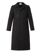 Saint Laurent Wool And Angora-blend Tailored Coat