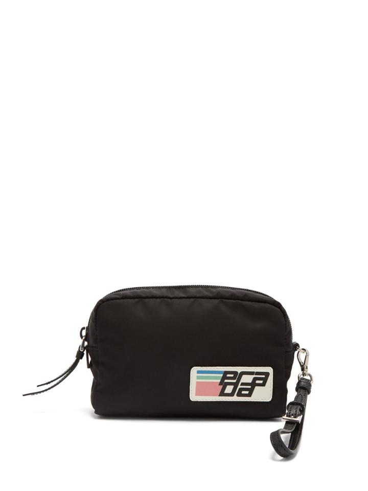 Prada Logo-patch Make-up Bag